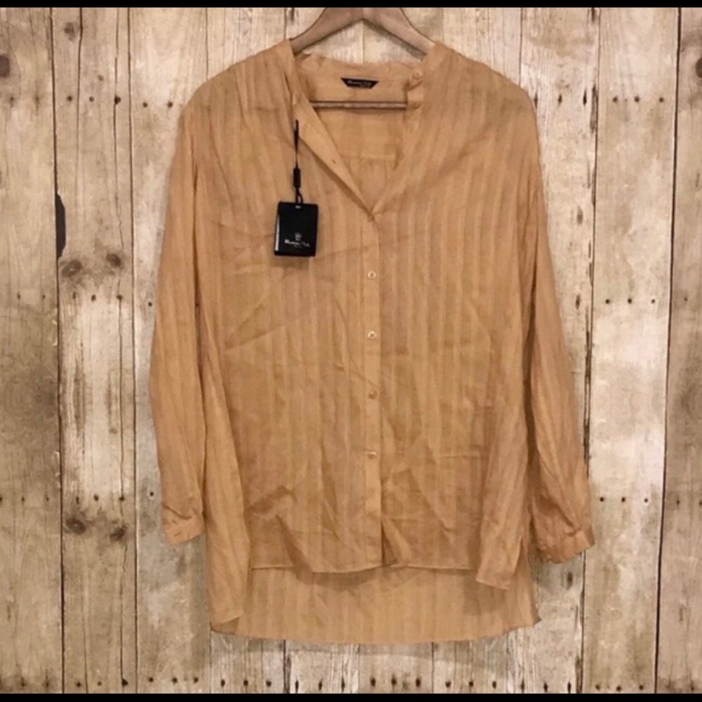 Massimo Dutti Hi-Lo Button Down Blouse not with a tag anymore